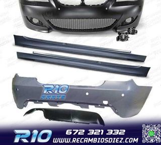 KIT CARROCERIA BMW E60 03-07 CON PDC LAVAFAROS Y ANTINIEBLAS