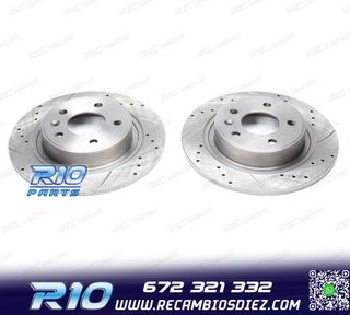 DISCOS DE FRENO PARA JEEP PERFORADOS RANURADOS
