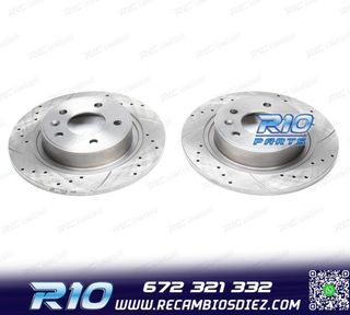 DISCOS DE FRENO PARA LANCIA PERFORADOS RANURADOS