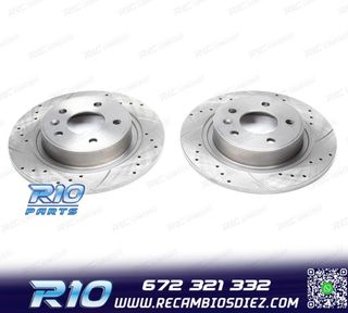 DISCOS DE FRENO PARA LAND ROVER PERFORADOS RANURADOS