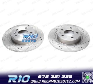 DISCOS DE FRENO PARA ROVER PERFORADOS RANURADOS