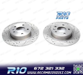 DISCOS DE FRENO PARA SMART PERFORADOS RANURADOS
