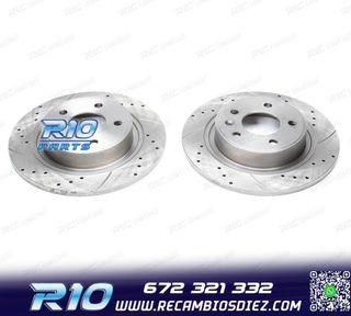 DISCOS DE FRENO PARA SUBARU PERFORADOS RANURADOS