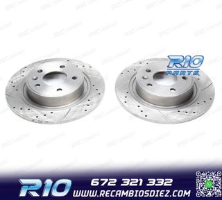 DISCOS DE FRENO PARA SUZUKI PERFORADOS RANURADOS