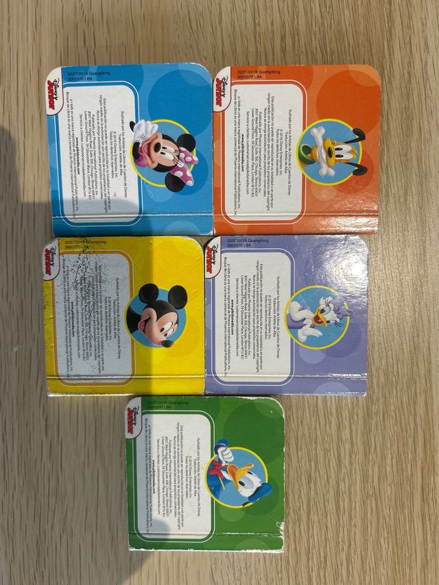 Pack de 5 mini libros de La Casa de Mickey Mouse
