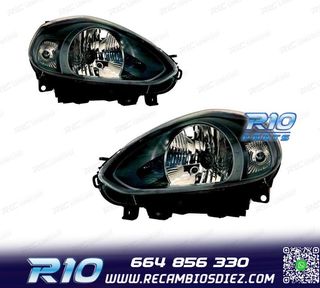 FAROS PARA FIAT PUNTO EVO 09- FONDO NEGRO