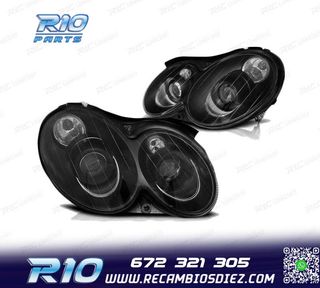 FAROS PARA MERCEDES CLK W209 03-10 NEGRO