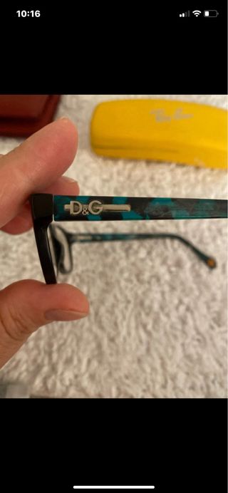 Occhiali da vista Dolce & Gabbana neri e verdi