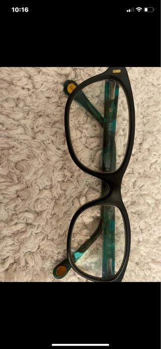 Occhiali da vista Dolce & Gabbana neri e verdi