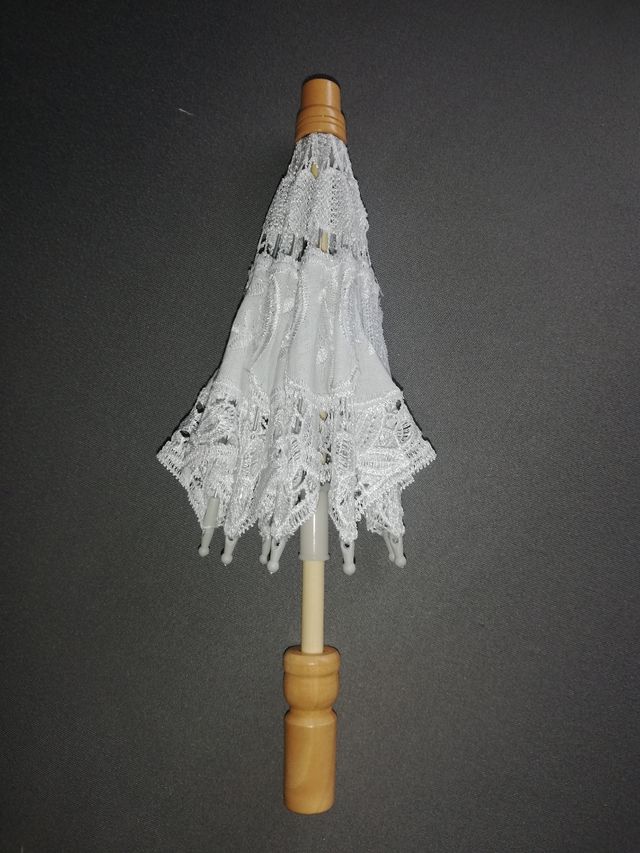 Paraguas de encaje para decoración 26cm