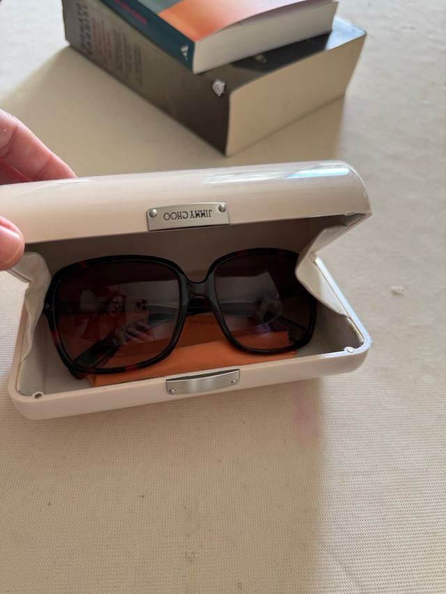 Occhiali da sole Jimmy Choo Rossi/Marrone