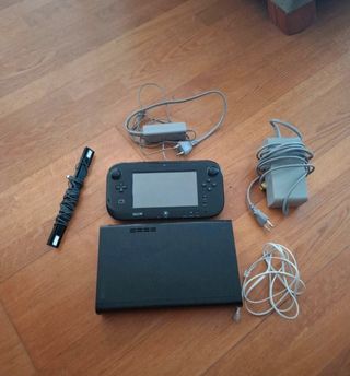 Nintendo Wii U Completa Negra