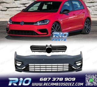 PARAGOLPES DELANTERO VOLKSWAGEN VW GOLF 7.5 17-19 LOOK R20 S