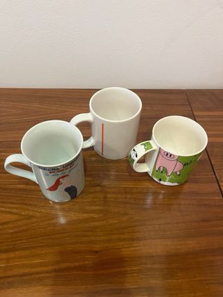 Tazas de desayuno de cerámica