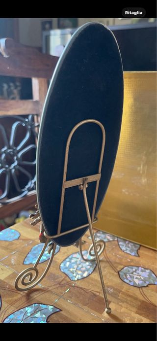 Specchio da tavolo donna con borsa