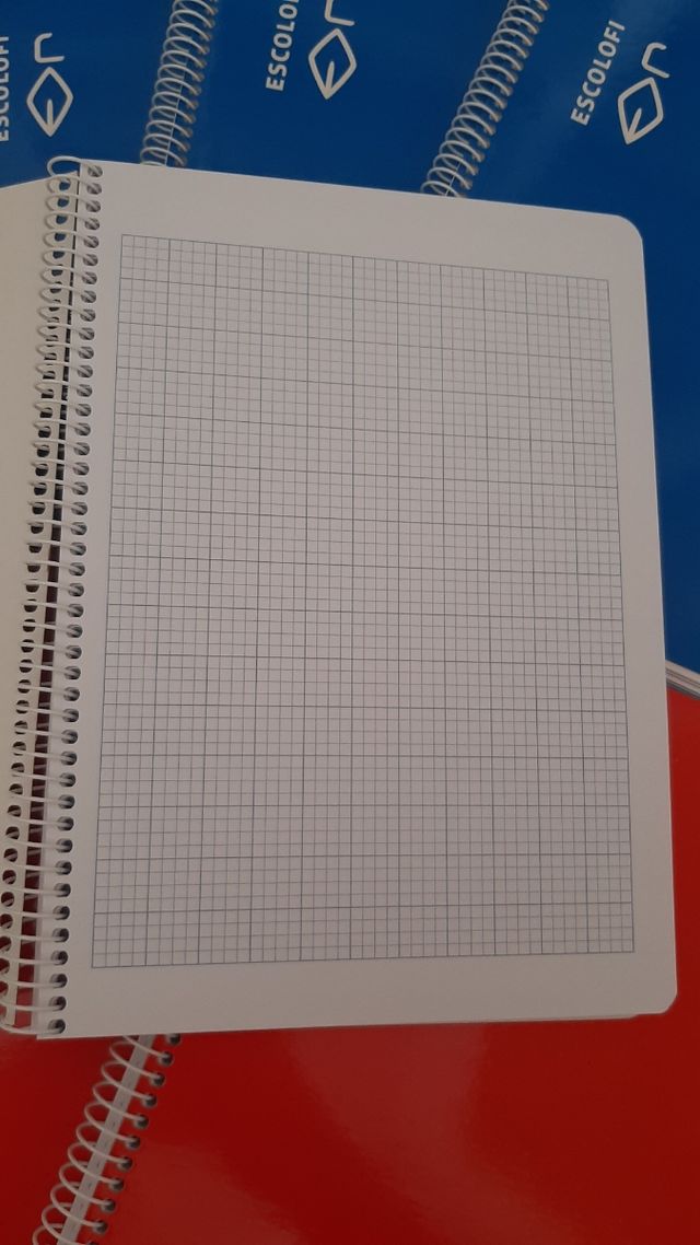 Lote 7 libretas A5 Escolofi Cuadricula Canaria
