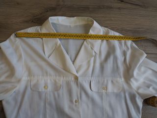 Blusa de vestir blanca para señora 