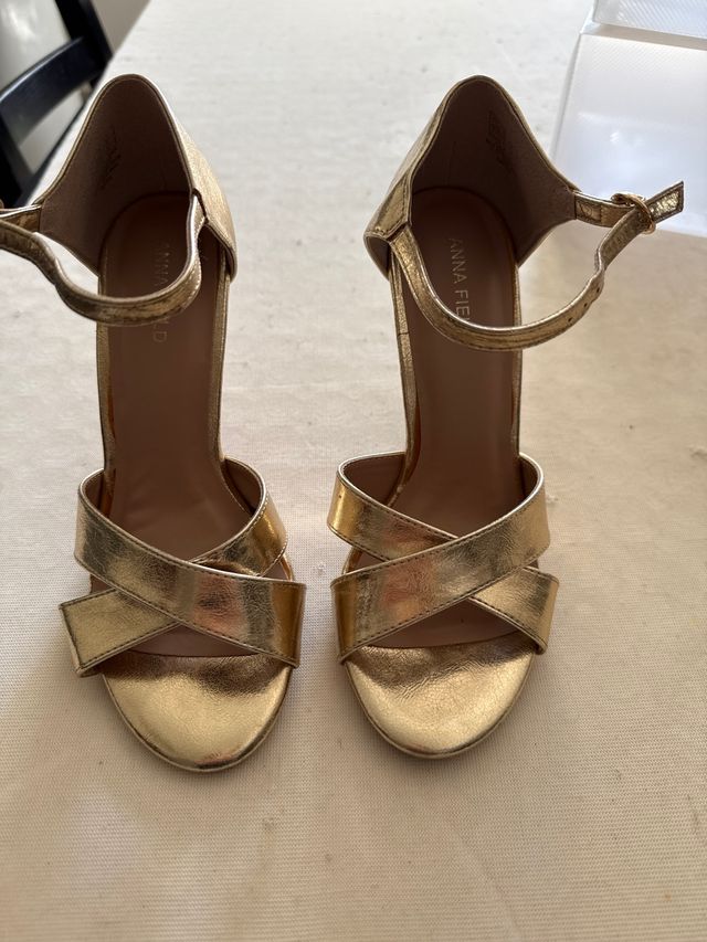 Sandali Anna Field oro tg 38