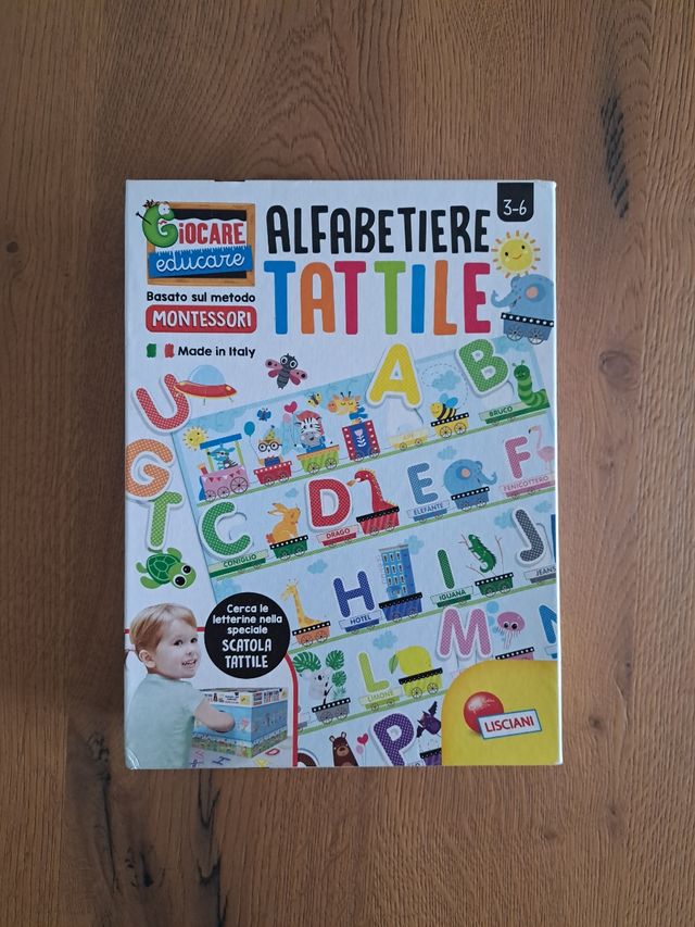 Alfabetiere Tattile Lisciani Montessori
