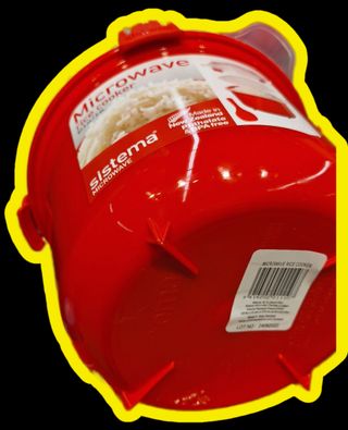 Sistema Microwave Rice Cooker Rosso