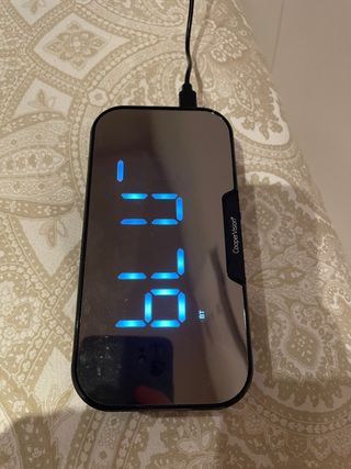 Altavoz Despertador Bluetooth Negro