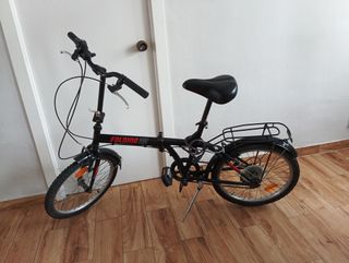 Bici Plegable Negra Folding 20