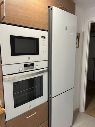 Nevera, microondas y horno Balay Serie Cristal