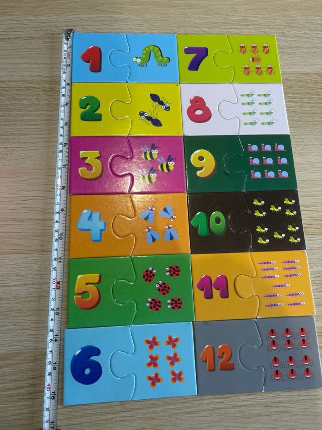 Puzzle Números y Animales Imaginarium