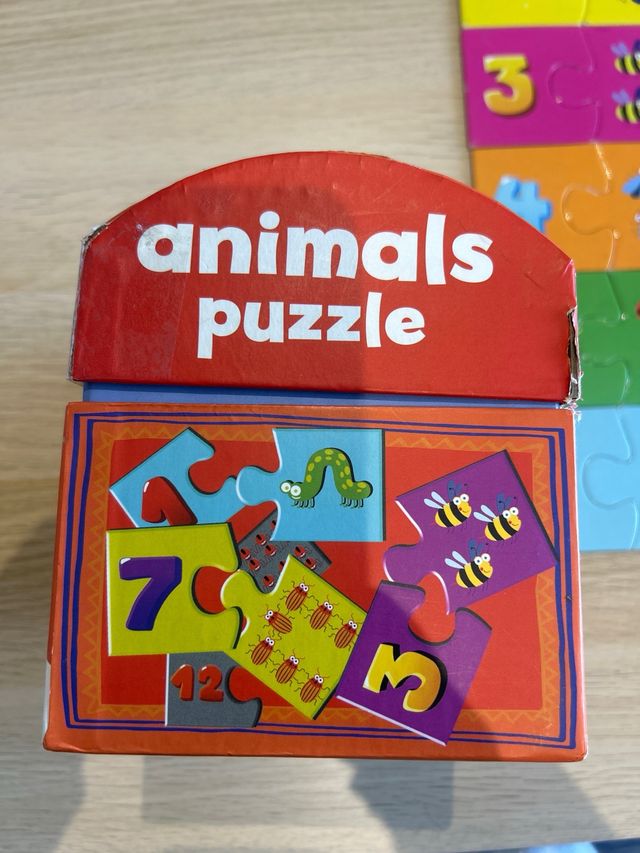Puzzle Números y Animales Imaginarium