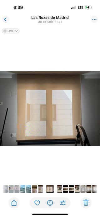 Estor enrollable beige