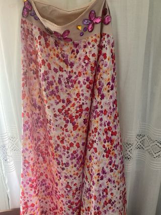 Traje de danza del vientre con pedrería