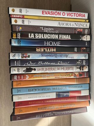 DVDs Variados: Historia, Guerra y Documental