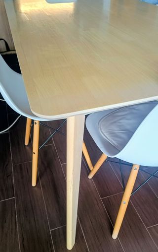 Mesa Comedor IKEA LISABO Madera Clara