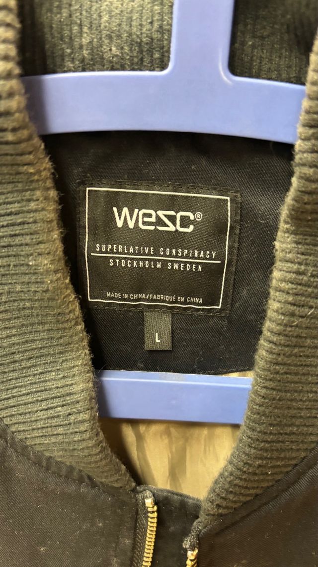 Chaqueta bomber WESC negra