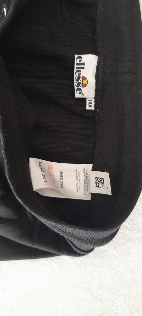 Pantaloni tuta neri garzati ragazzo/a 14 anni