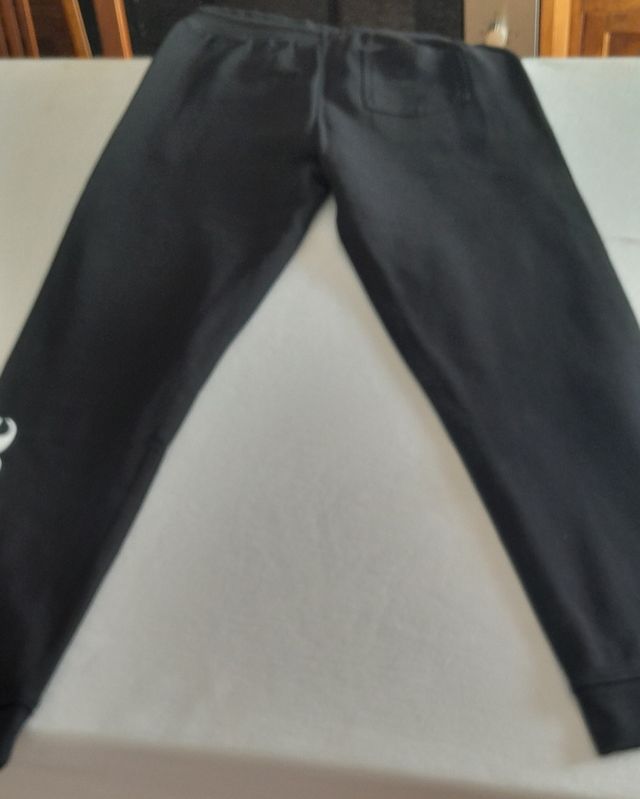 Pantaloni tuta neri garzati ragazzo/a 14 anni