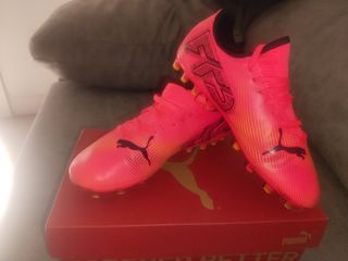 Botas de fútbol Puma niño rosa 34
