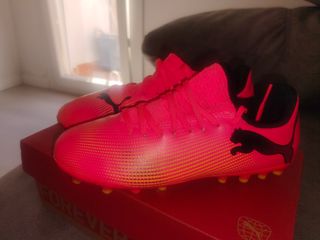 Botas de fútbol Puma niño rosa 34
