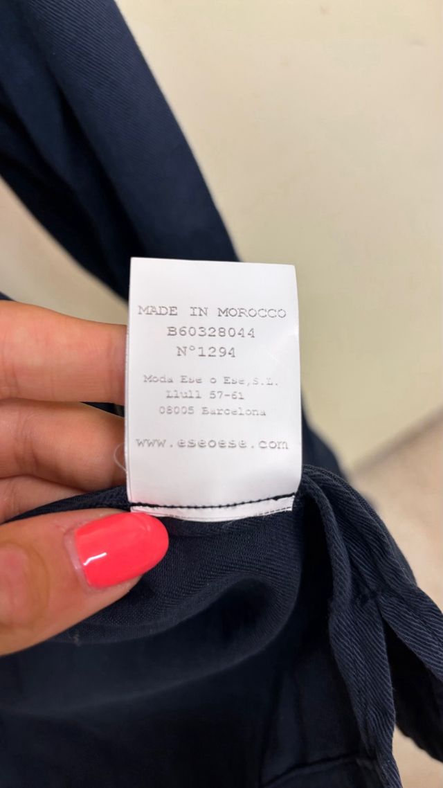 Sobrecamisa eseOese azul marino