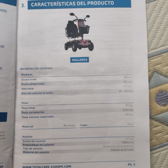 Scooter Eléctrico Grande MALLORKA PLUS