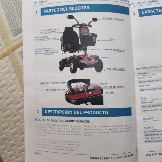 Scooter Eléctrico Grande MALLORKA PLUS