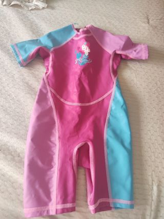 Neopreno niña sirena rosa y azul