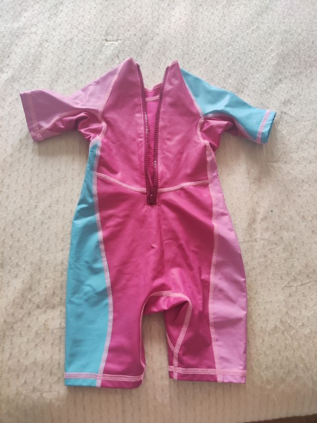 Neopreno niña sirena rosa y azul