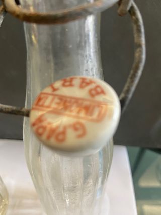Bottiglie gassosa vintage con tappo a scatto
