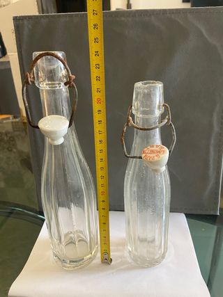 Bottiglie gassosa vintage con tappo a scatto