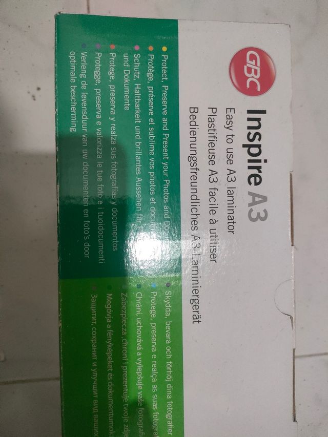 Plastificadora GBC Inspire A3