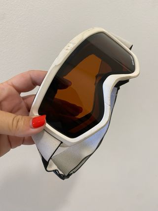 Gafas de esquí blancas
