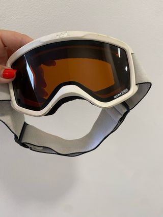 Gafas de esquí blancas