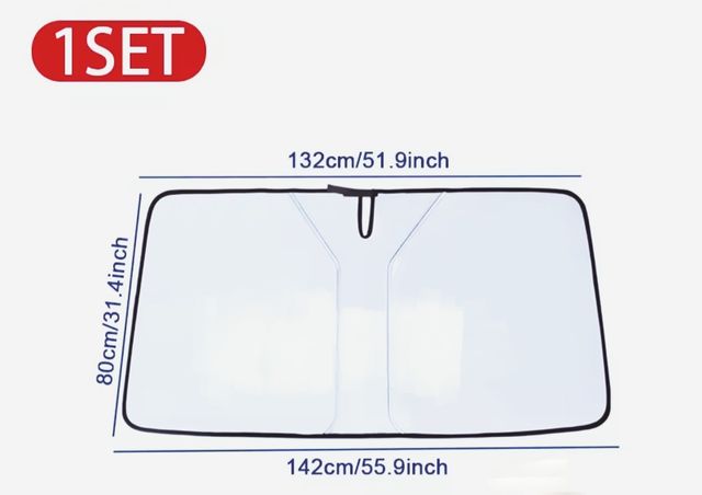 Parasol delantero universal para coche.