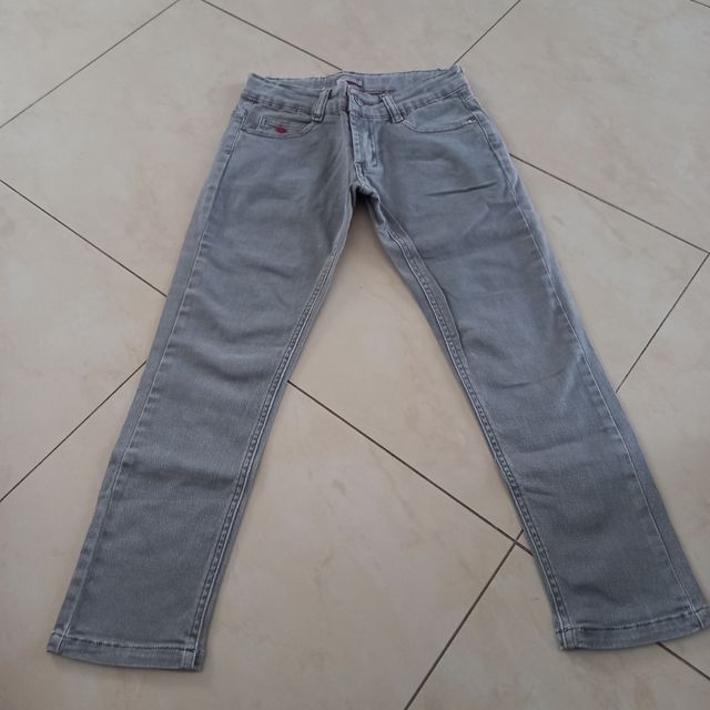 Jeans grigi bambino 7-8 anni